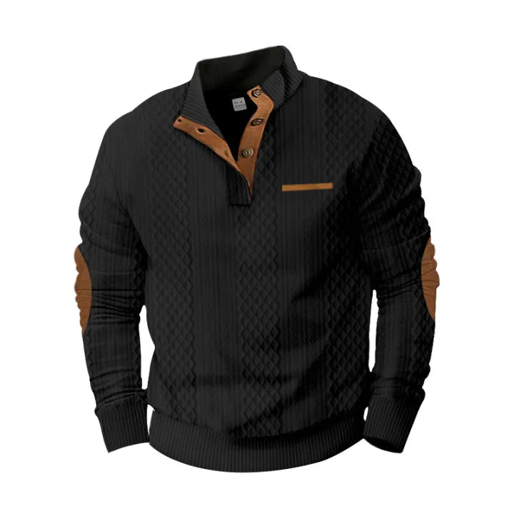 Men's Long Sleeve Cashmere Sweatshirt