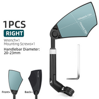 360° BikeMirror - adjustable handlebar-mount